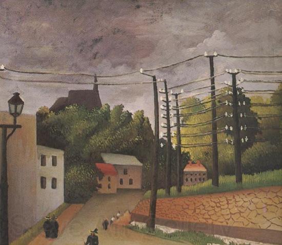 Henri Rousseau View of Malakoff Norge oil painting art